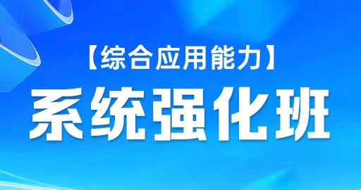 【综合应用能力E类】系统强化班